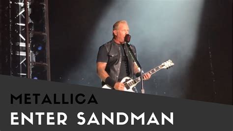 enter sandman metallica youtube